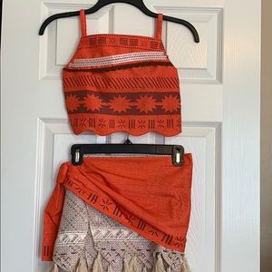 Disney Store Moana Costume Size 9-10